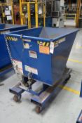 Vestil D-50-LD Self-Dumping Hopper on Castors