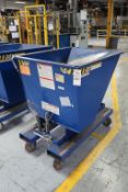 Vestil D-50-LD Self-Dumping Hopper on Castors