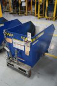 Vestil H-50-HD Self-Dumping Hopper on Castors