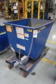 Vestil D-50-LD Self-Dumping Hopper on Castors