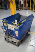 Vestil H-50-HD Self-Dumping Hopper on Castors