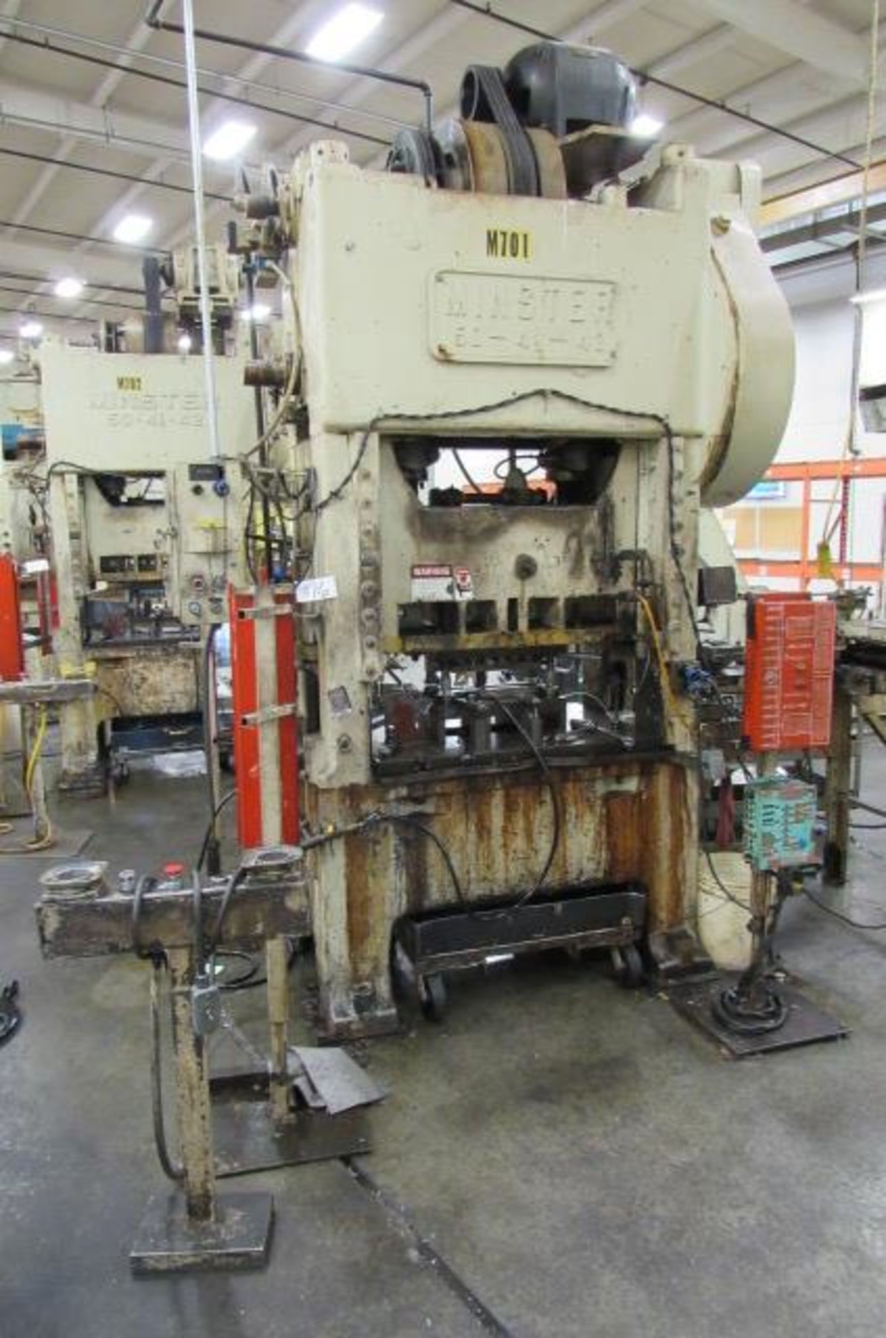 75 Ton Minster 50-4½-42 Straight Side Double Crank Press