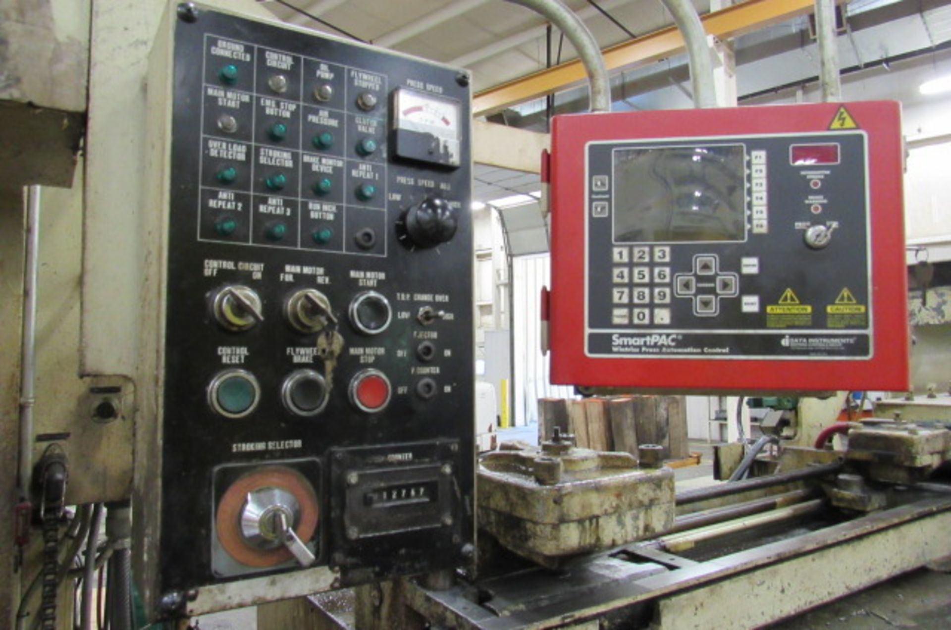 220 Ton Komatsu OBW-200-2 Gap Frame Press, S/N 10098 - Image 8 of 9