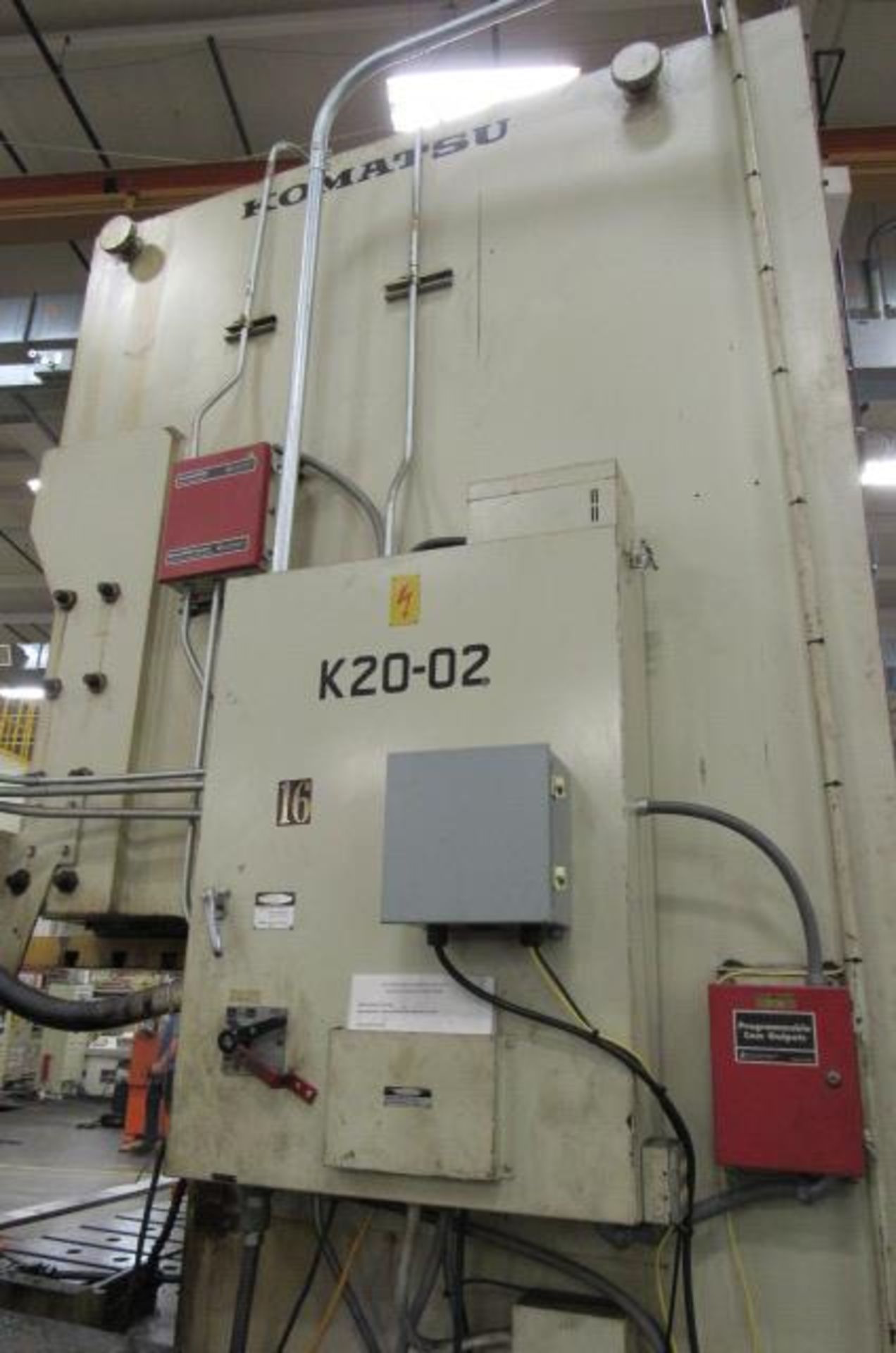 220 Ton Komatsu OBW-200-2 Gap Frame Press, S/N 10098 - Image 7 of 9