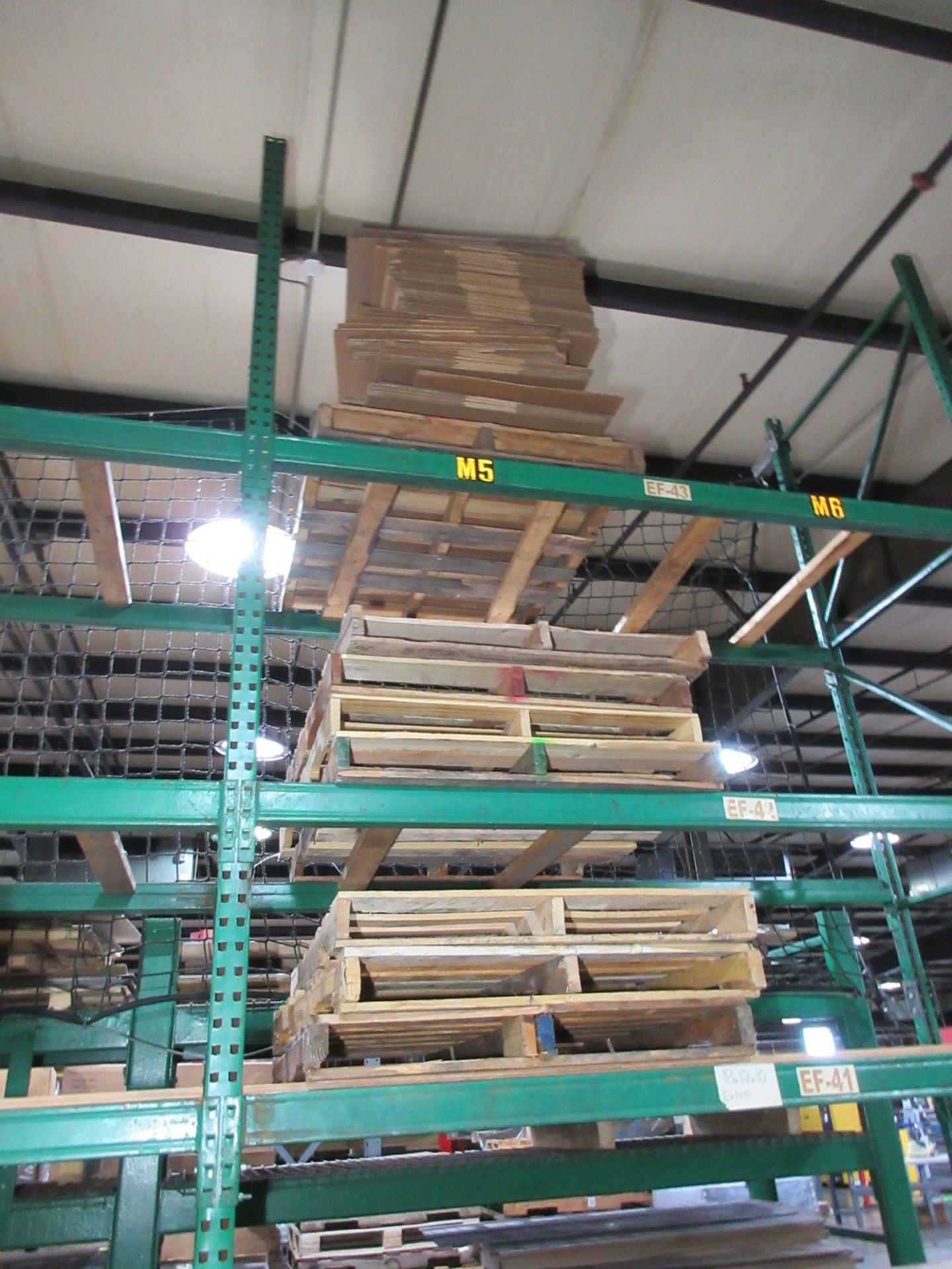 Uline Box Racking Lot of Packaging Supplies on (7) Sections of Pallet Racking. Cardboard ...