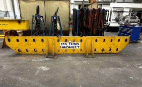 Star Crane & Hoists 115 Ton Spreader Beam, 16' Over All Length