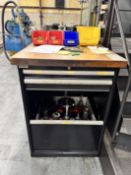 Lista Industrial Tool Cabinet with Wood Top