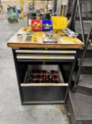 Lista Industrial Tool Cabinet with Wood Top