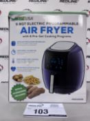 Gewise Usa - 5.8 Qt Electric Programmable Air Fryer