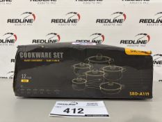 Shengaide - 12 PCS Cookware Set