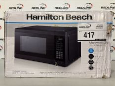 Hamilton Beach - Microwave Oven - 1.1 Cubic Feet