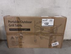 Portable Outdoor Grill Table