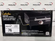 Cabelas - 1-Burner Tabletop Griddle W/ Lid