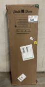 South Shore - Yodi Twin Bookcase Headboard In Natural Walnut