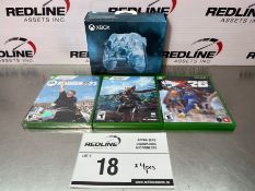 Bundle: Microsoft - Xbox Games & Special Edition Controller - Qty - (4)