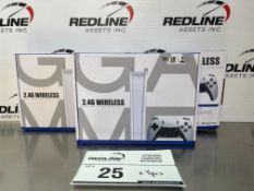 Bundle: 2.4Ghz Wireless Gaming Controller - Qty - (3)