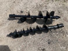 Set of 2 Auger Drill Bits
