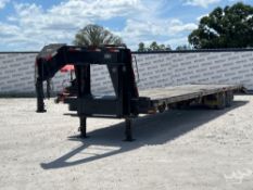 2018 Gator Made 40ft. 12 Ton T/A Gooseneck Flatbed Equipment Trailer