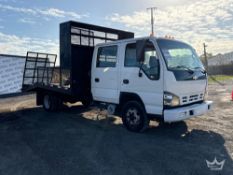 2007 Chevrolet W4500 Landscape Dovetail Flatbed Truck