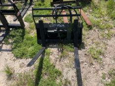 Hydraulic Side Shift Forks Mini Skid Steer Attachment