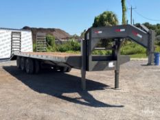 1996 Ande 30ft. Gooseneck Tri Axle Flatbed Trailer