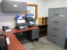 Lot Files and Desk in Office