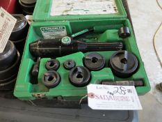Greenlee Quick Draw Hydraulic Punch Driver Set