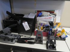 Lot Miscellaneous Office Supplies