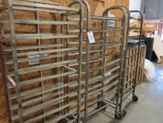 Lot (3) Bakers Racks