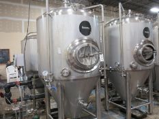 Pacific Brew Systems 10 BBL Jacketed Fermenting Tank s/n 8302010F-3-4
