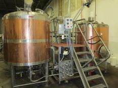 10 BBL Brew Kettle, 10 BBL Mash Tun Brewers Platform, Controls and Pumps
