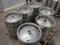 Lot (6) 1/2 BBl Commercial Kegs