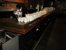 THE BAR! THE WHOLE BAR! 45' w/6' corner 41" High