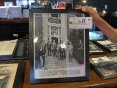 15" x 12 1/2" Framed Black and White Photograph the Directors of Narragansett Brewery