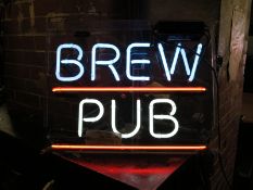 Neon Sign "Brew Pub"