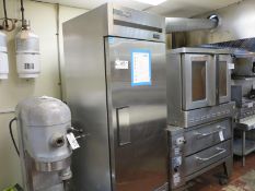True Model T-23-HC, S/N 10382294 27" Reach in Refrigerator Stainless Steel