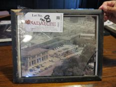 9 1/2" x 1" Framed Black and White Photograph Union Station