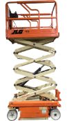 JLG 1932-E2 500lbs 2 Person Capacity 24V SCISSOR LIFT 19 FT LIFT HEIGHT with NON MARKING TIRES and
