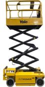 2007 MEC 1932ES 500lbs 2 Person Capacity 23V Scissor Lift 19ft Lift Height with Non marking tires