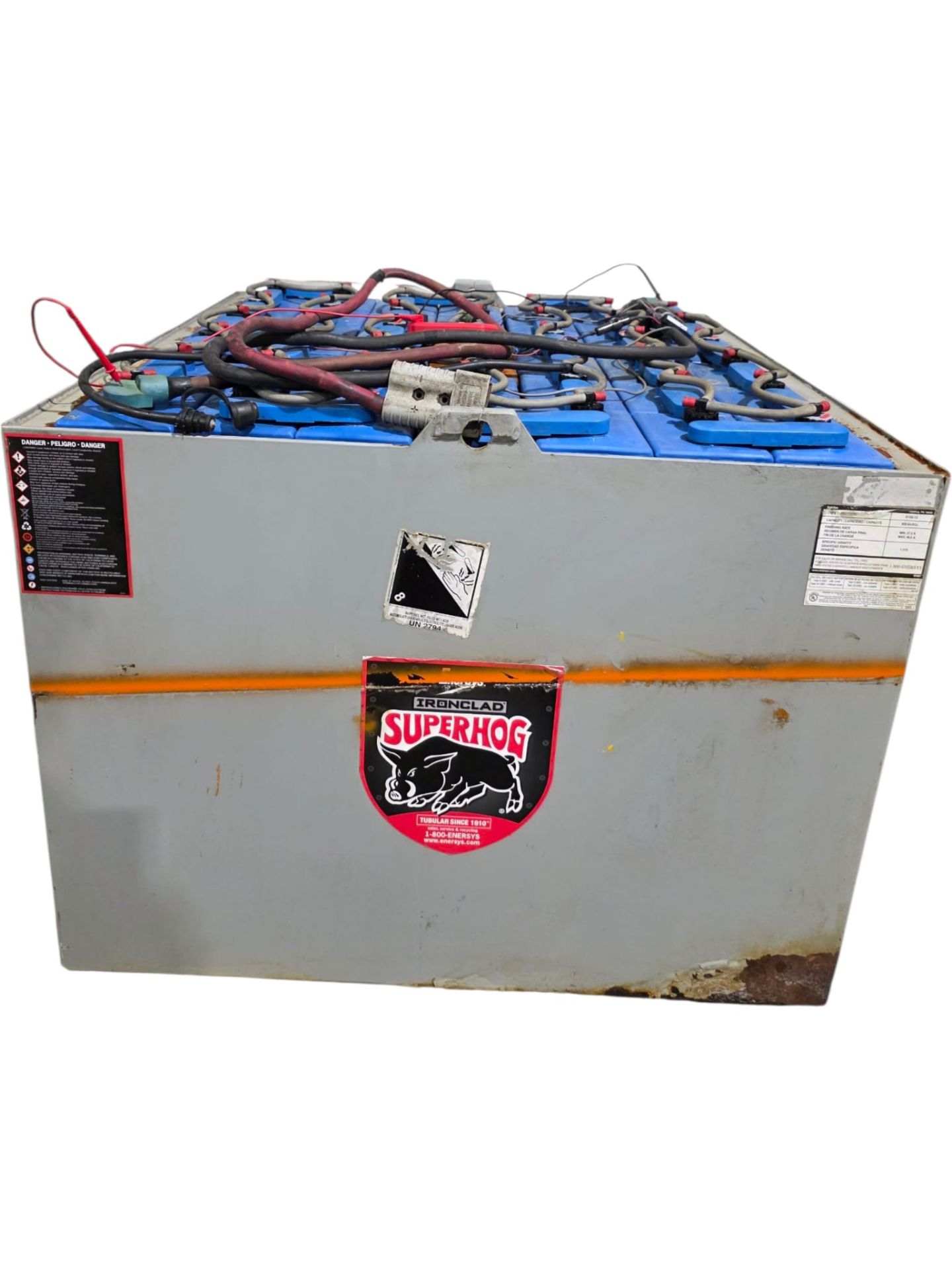 2018 Enersys Forklift Battery - 80v Battery 4845 lbs 40x39x30.5h - Image 2 of 3