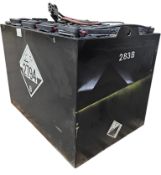80v Forklift Battery 40.25x28x30.5h - 4071 lbs