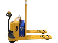 2008 Yale Walkie 6,500lbs Capacity Pallet Cart Electric 12V WITH 3618 HOURS