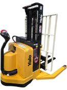 2008 Yale 4,000lbs Capacity 24V Pallet Stacker 100" lift height WITH 2014 HOURS