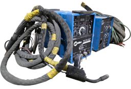 Miller XMT 300 MILLER XR Control wire feeder w/ extension cable MILLER XR15a PUSH PULL gun 460/575v