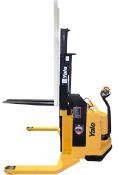 2010 Yale 4,000lbs Capacity Electric Pallet Stacker 24V 100" lift height WITH 3001 HOURS