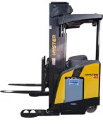 2023 Hyster 4,500lbs Capacity Reach Forklift 36V sideshift 3-STAGE 241" lift height with 2023