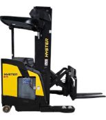 2023 Hyster 4,500 Capacity Reach Truck 36v 241" Lift 3-stage sideshift 42" forks with LOW HOURS