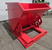 Brand new 2025 1 yard tipster bin dump hopper