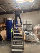 8 Step Stainless Steel portable ladder