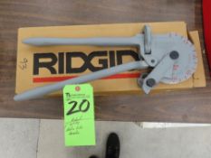 (Lot) Ridgid No 358, Radius Table Bender